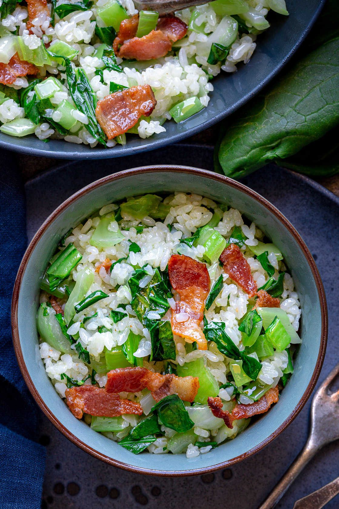 Simple Bok Choy Rice-image